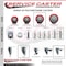 Service Caster 4 Inch Red Polyurethane Swivel 34 Inch Threaded Stem Caster Set 2 Total Lock Brakes SCC-TSTTL20S414-PPUB-RED-34212-2-S-2 - alternate 2